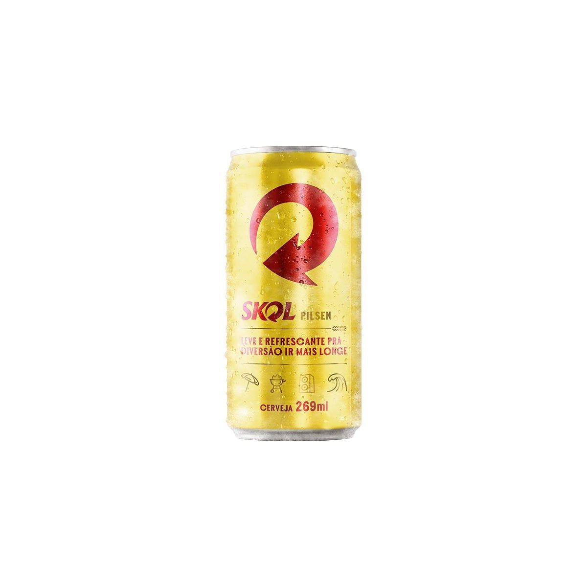 SKOL 269ML GELADA cerveja