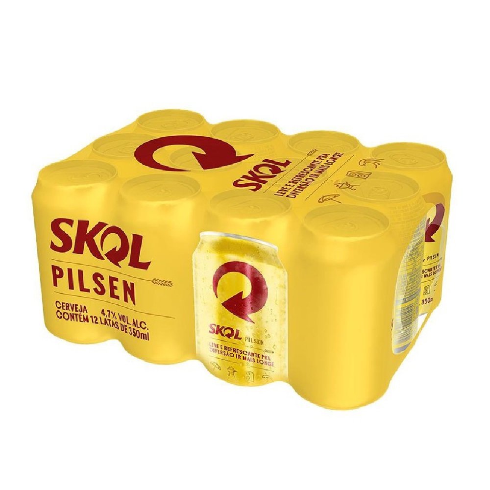 SKOL 350ML CX12 S/GELO